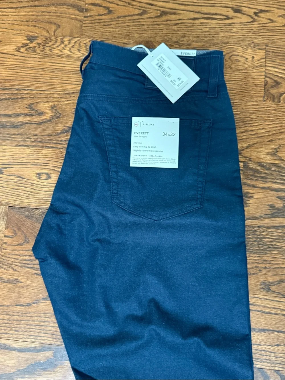 AG Adriano Goldschmied Men's Dark Navy Chinos